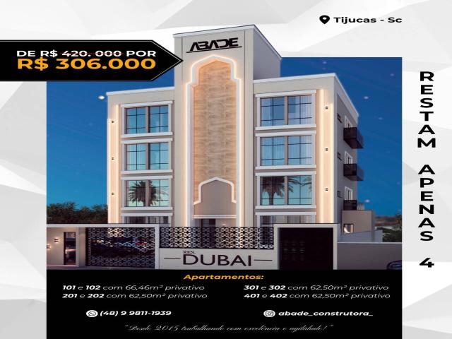 #253 - Apartamento para Venda em Tijucas - SC