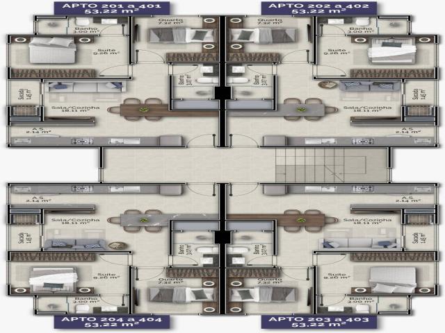 #303 - Apartamento para Venda em Tijucas - SC